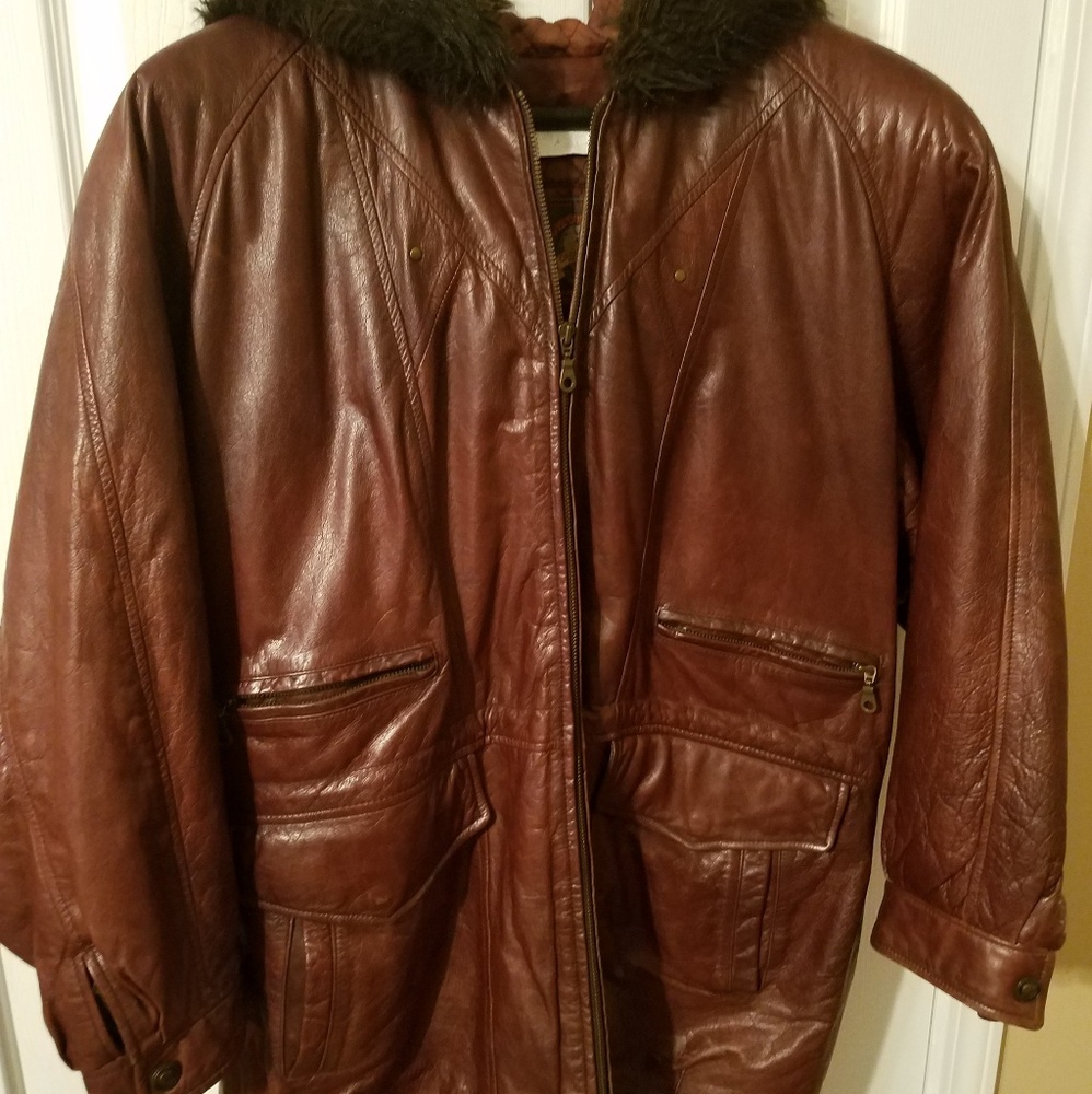 Leather Coat